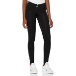 RRP £64.00 Freddy Women's Wrup1rc001 Trousers, Black (Black N0), 34 (Manufacturer Size: X-Small)