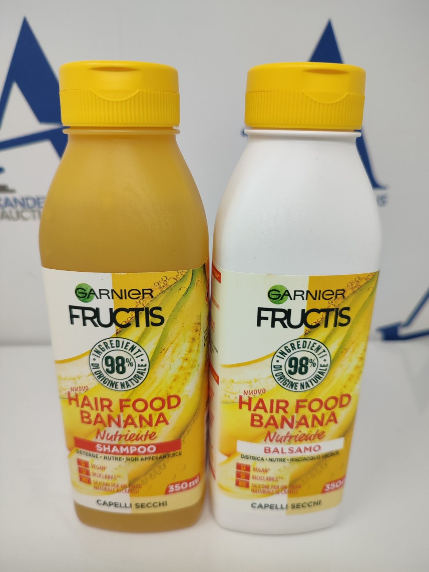 Garnier Fructis Hair Food Baa Nutriente, Kit con Shampoo, Balsamo e Maschera per Capel - Image 2 of 2