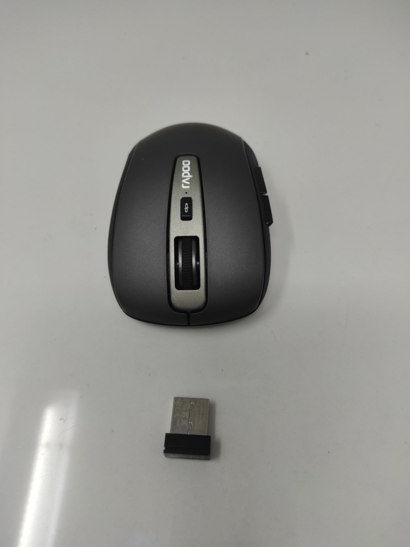 Rapoo MT350 Multi-mode Wireless Optical Mouse, Black - Image 3 of 3