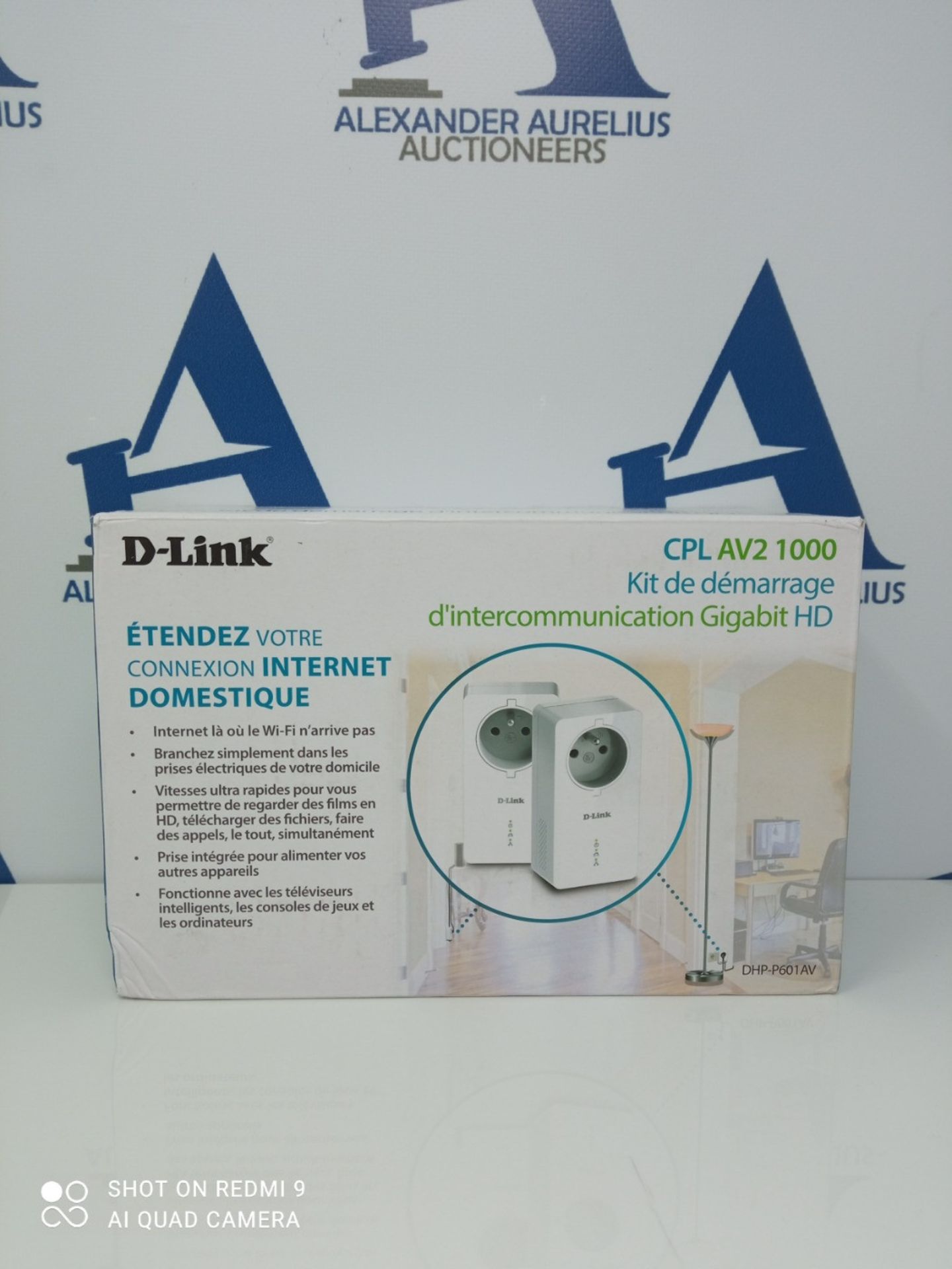 D-Link DHP-P601AV/FR CPL 1000 mbps, Kit de 2 Adaptateurs HomePlug AV2 1000 HD Prise In - Image 2 of 3
