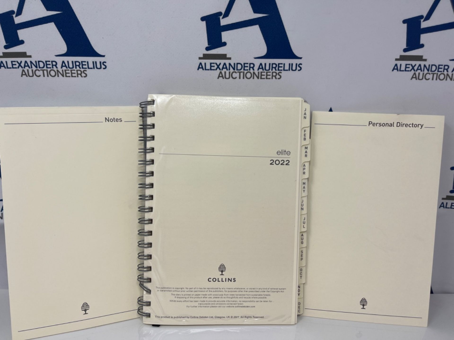 Collins Elite Executive Week to View - 2022 Diary Refill - Image 2 of 3