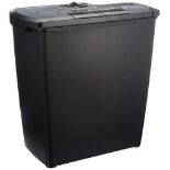 Amazon Basics 8 Sheet Strip-Cut Paper, Credit Card, CD & DVD Shredder with Bin for Bus