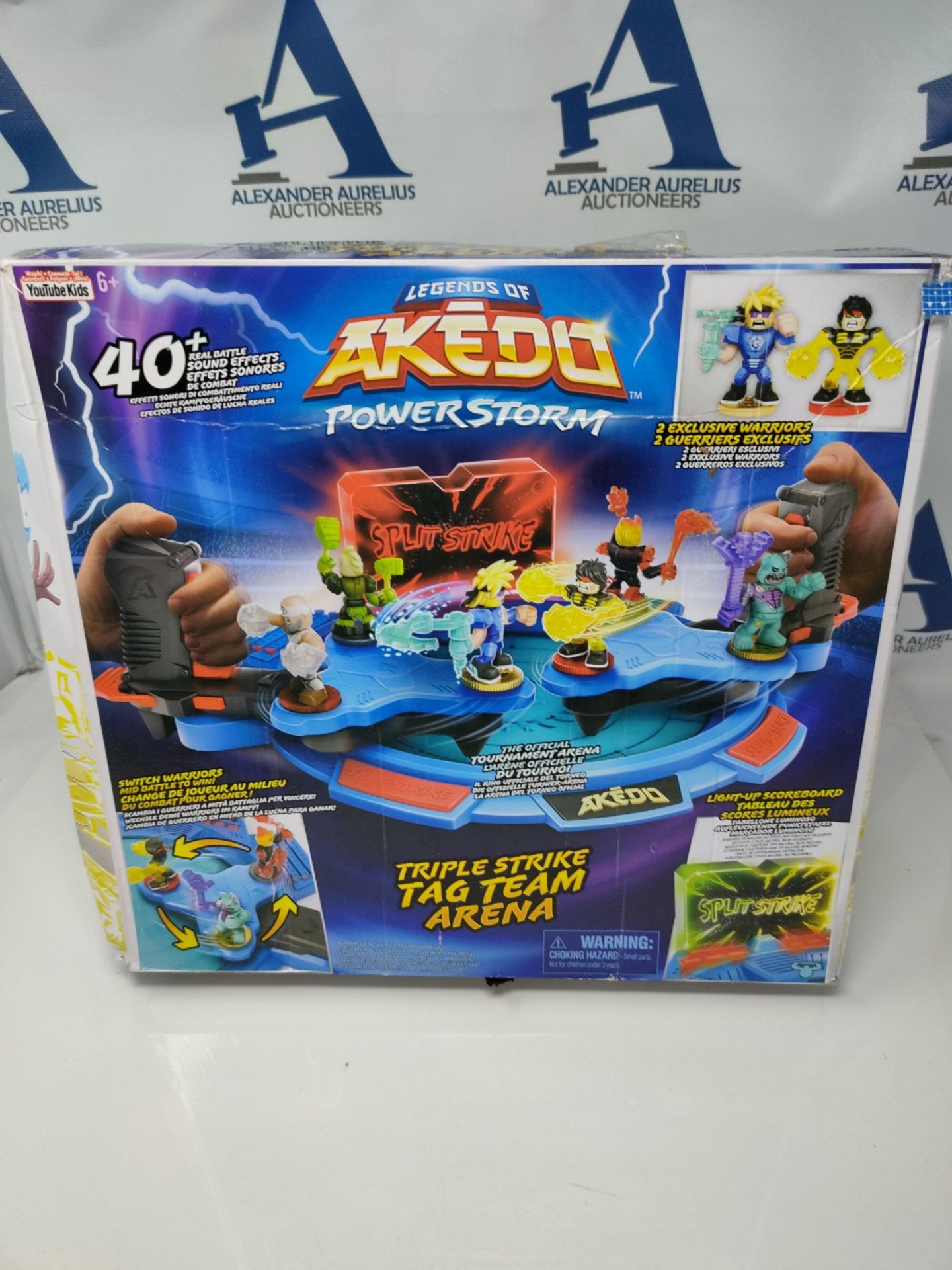 Legends of Akedo Powerstorm Triple Strike Tag Team Arena with 40+ Battle Sound Effects - Bild 2 aus 3