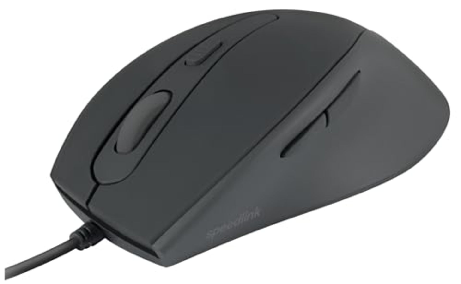 Speedlink AXON Silent Optical Mouse - USB Mouse- Ergonomic, Rubber/Black