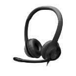 Logitech H390 Wired Headset, Stereo Headphones with Noise-Cancelling Microphone, USB,