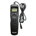Rollei Cable Remote Release, Easy To Use, Illuminated LCD Display, Black