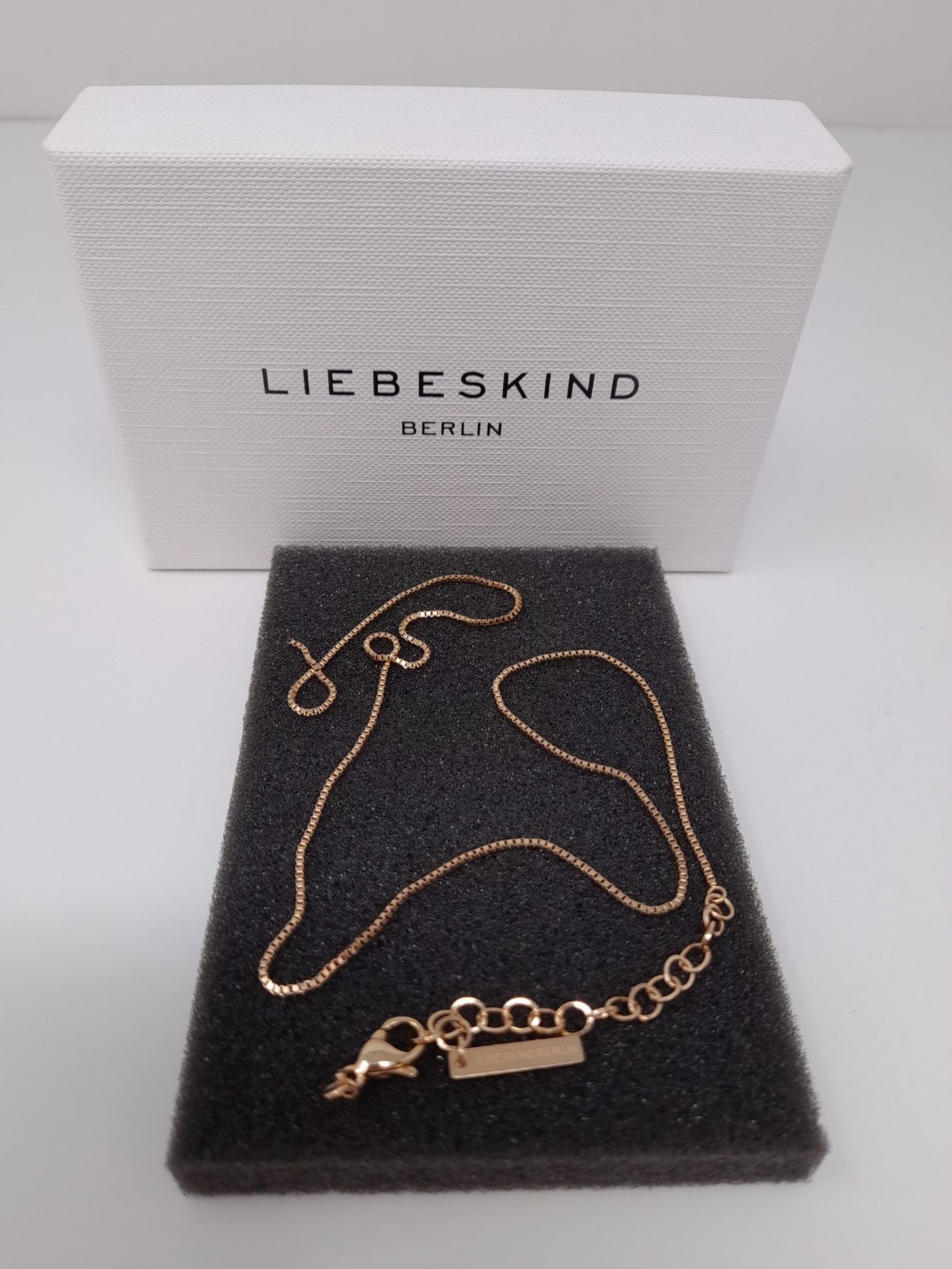 [INCOMPLETE] [CRACKED] Liebeskind Berlin Kette aus Edelstahl in Roségold LJ-0505-N-45 - Image 3 of 3