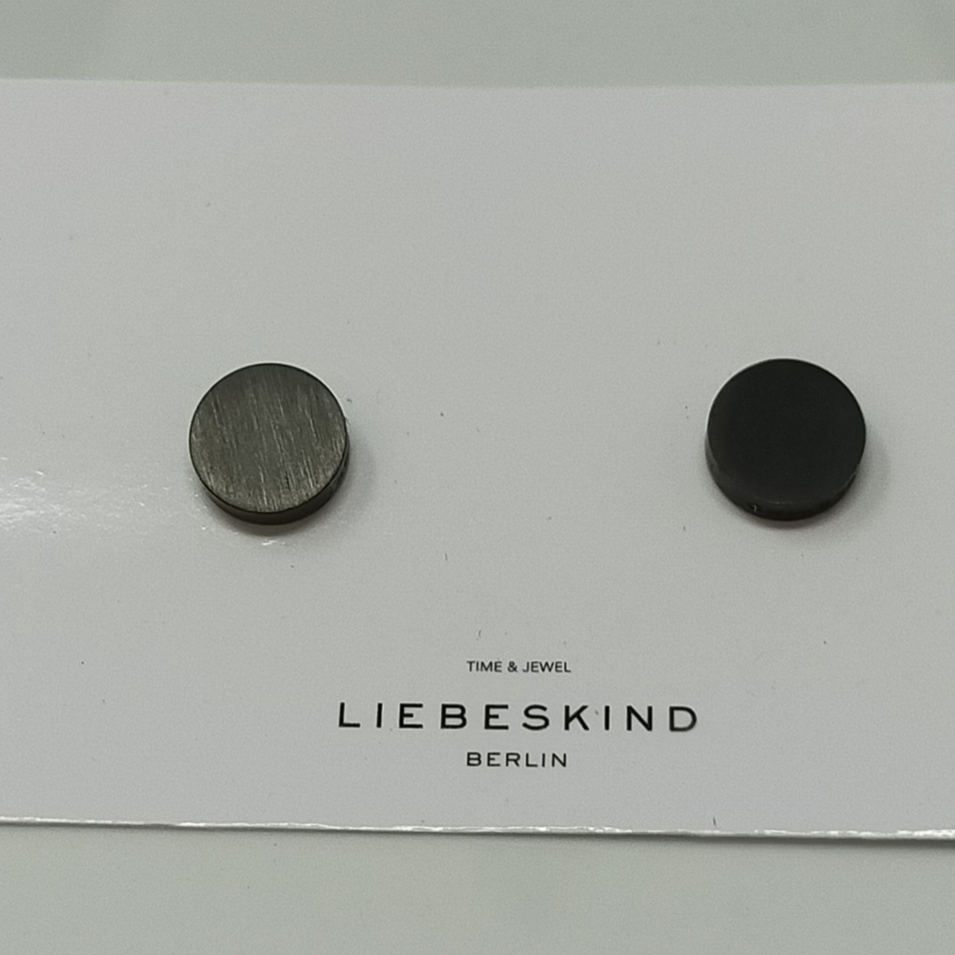 Liebeskind Berlin Women's Stud Earrings Matte Stainless Steel one size black - Image 2 of 3