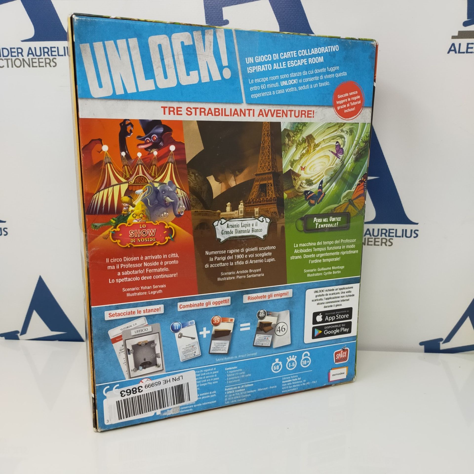Asmodee Italia- Timeless Adventures Escape Room from Table Edition Entirely in Italian - Bild 3 aus 3