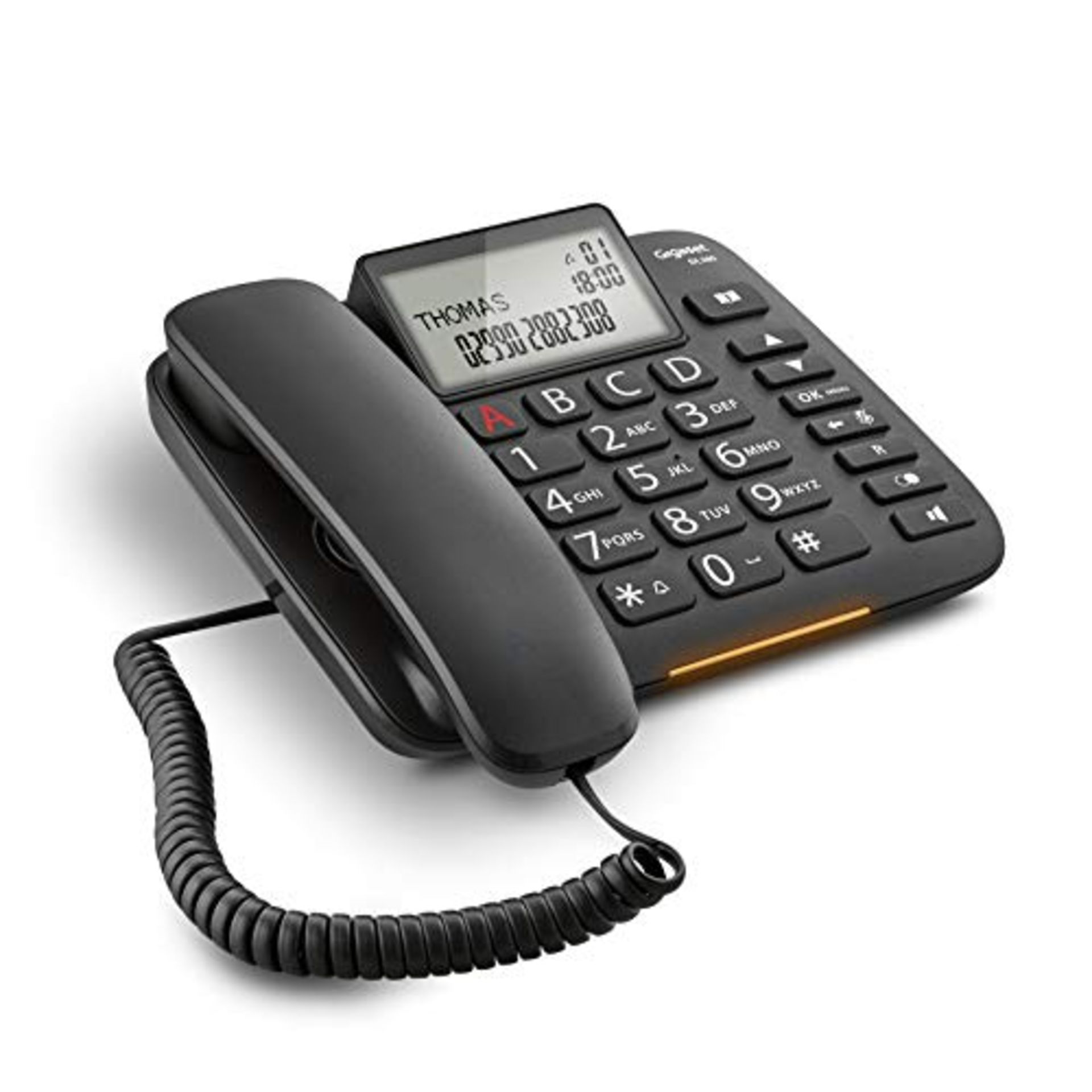Gigaset DL380 Landline Telephone, Large Display, Large Ergonomic Keys, Call Display vi