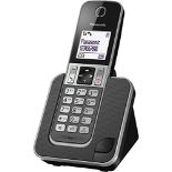 Panasonic KX-TGD310 DECT Caller ID Black, White Telephone - Telephones (DECT, Table/Be