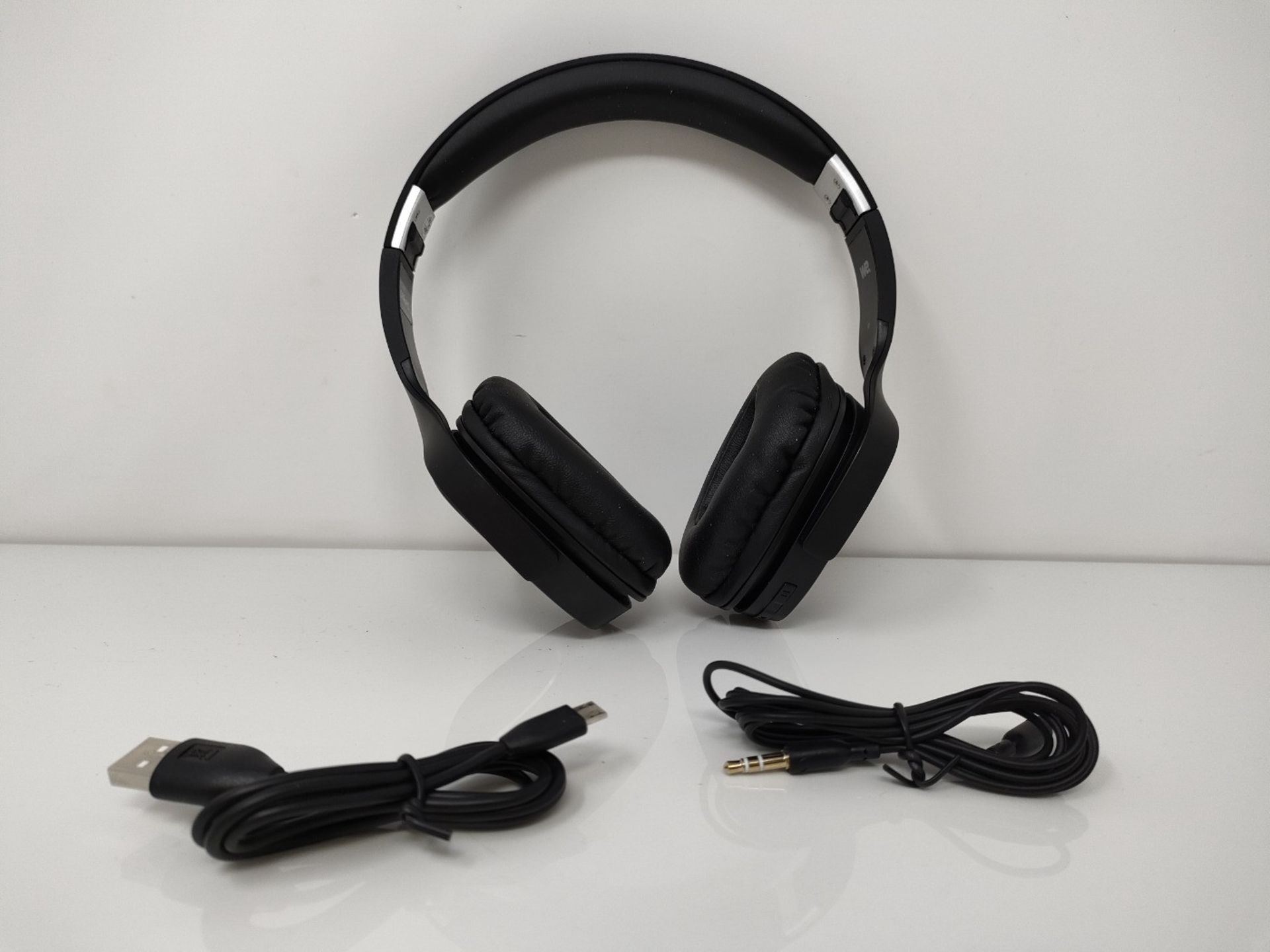 WE Rechargeable Bluetooth Headphones (Black) - Bild 3 aus 3