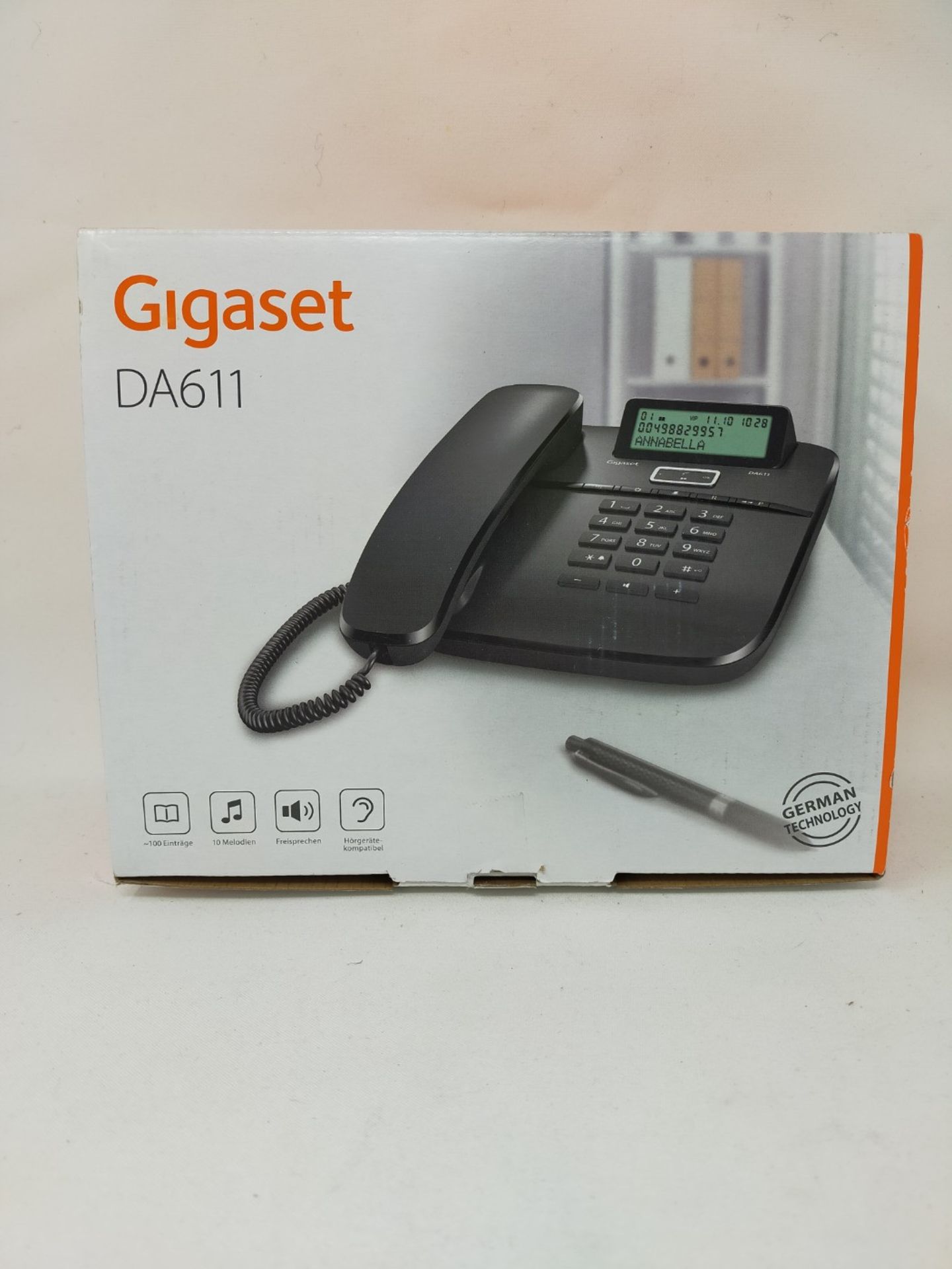 Gigaset DA611 - Corded telephone with hands-free function - Phone book with VIP markin - Image 2 of 3