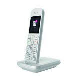 Telekom Sinus 12 in white cordless landline telephone, 5 cm color display, illuminated