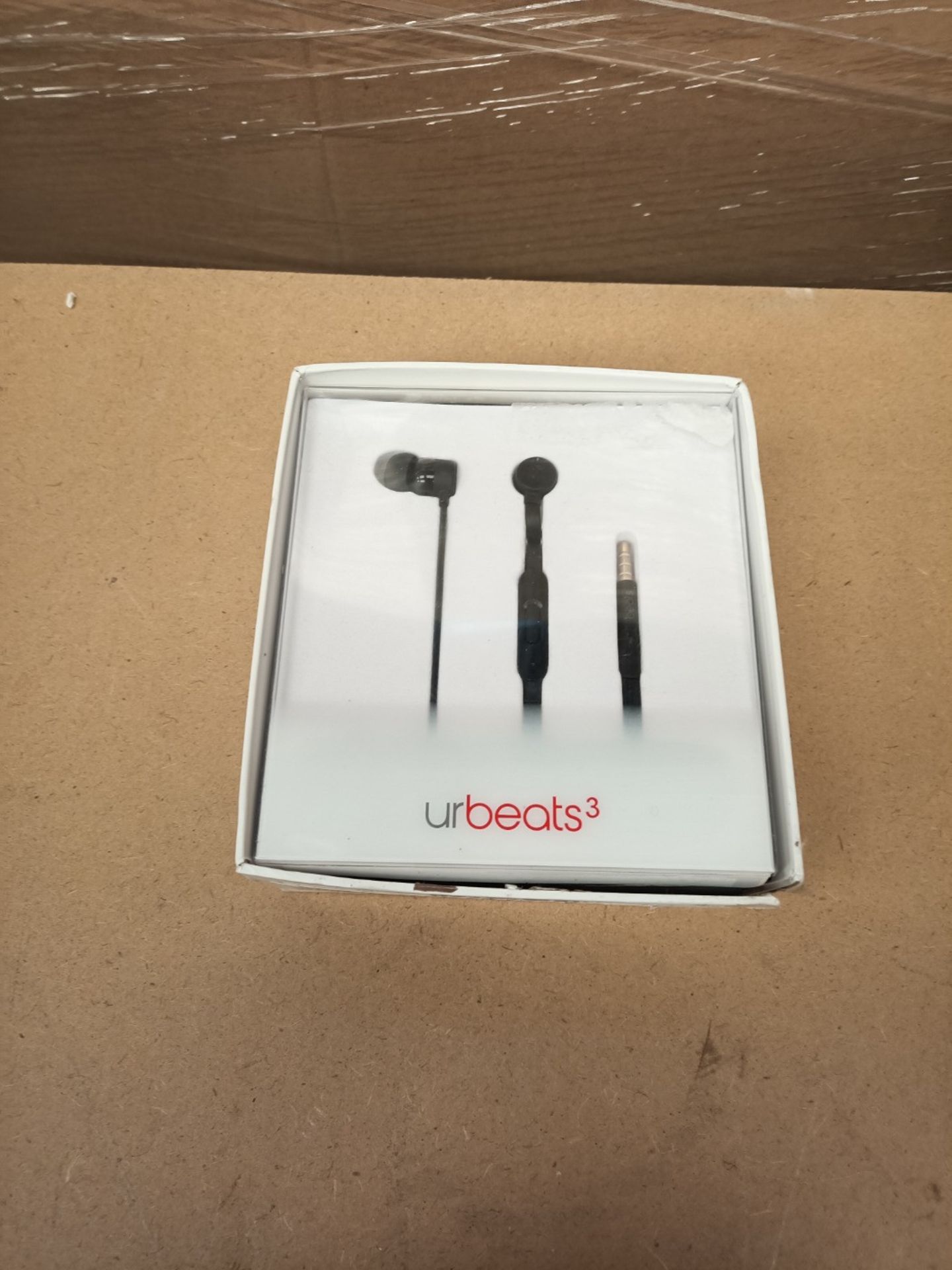 RRP £120.00 Beats urBeats3 MQFU2ZM/A Headphones with 3.5 mm Plug - Black - Image 2 of 3