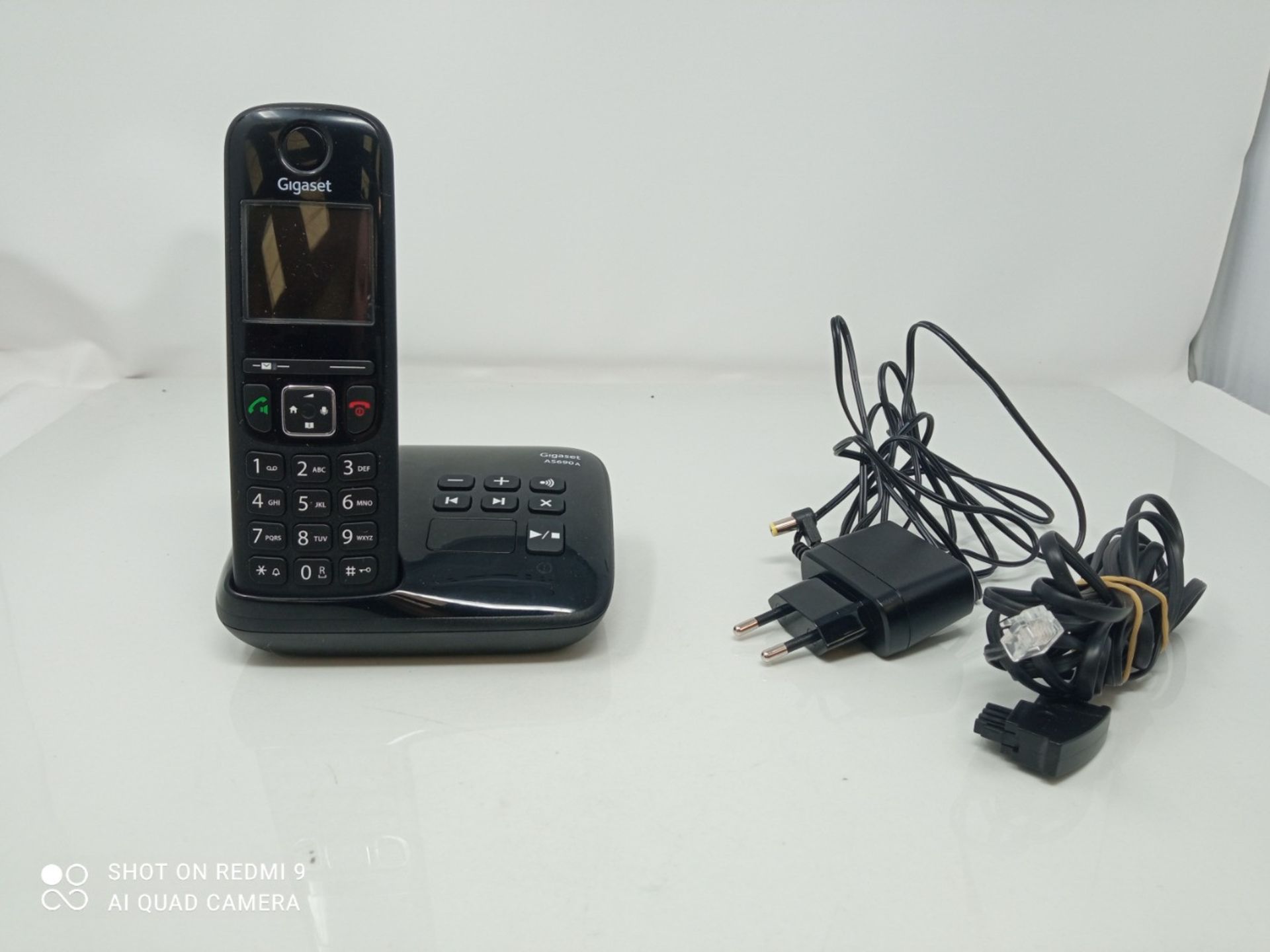 Gigaset AS690A - cordless telephone with answering machine - large, high-contrast disp - Image 3 of 3