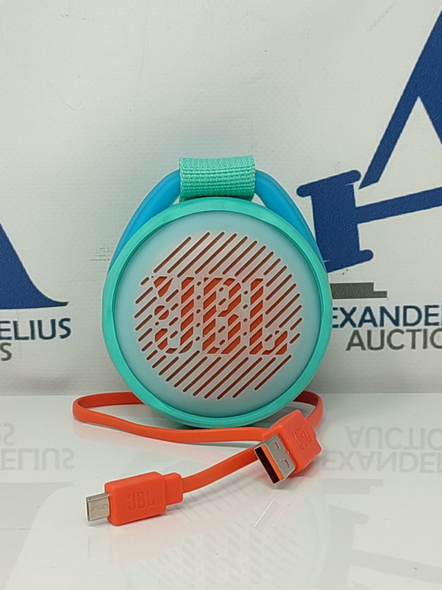 JBL JR Pop mini boombox for kids in turquoise - trendy, waterproof Bluetooth speaker w - Image 3 of 3