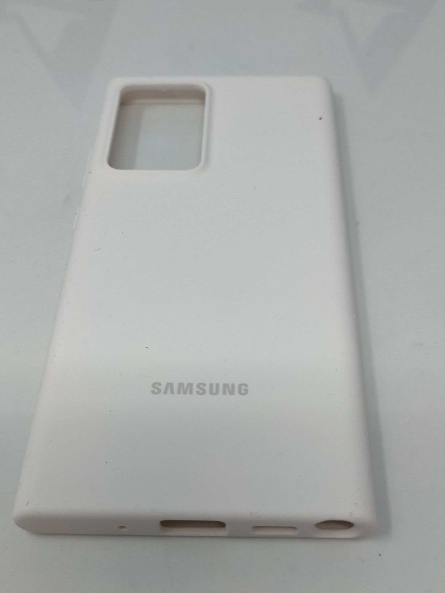 Samsung Note20 Ultra Silicone Cover, White Silver - Image 2 of 3