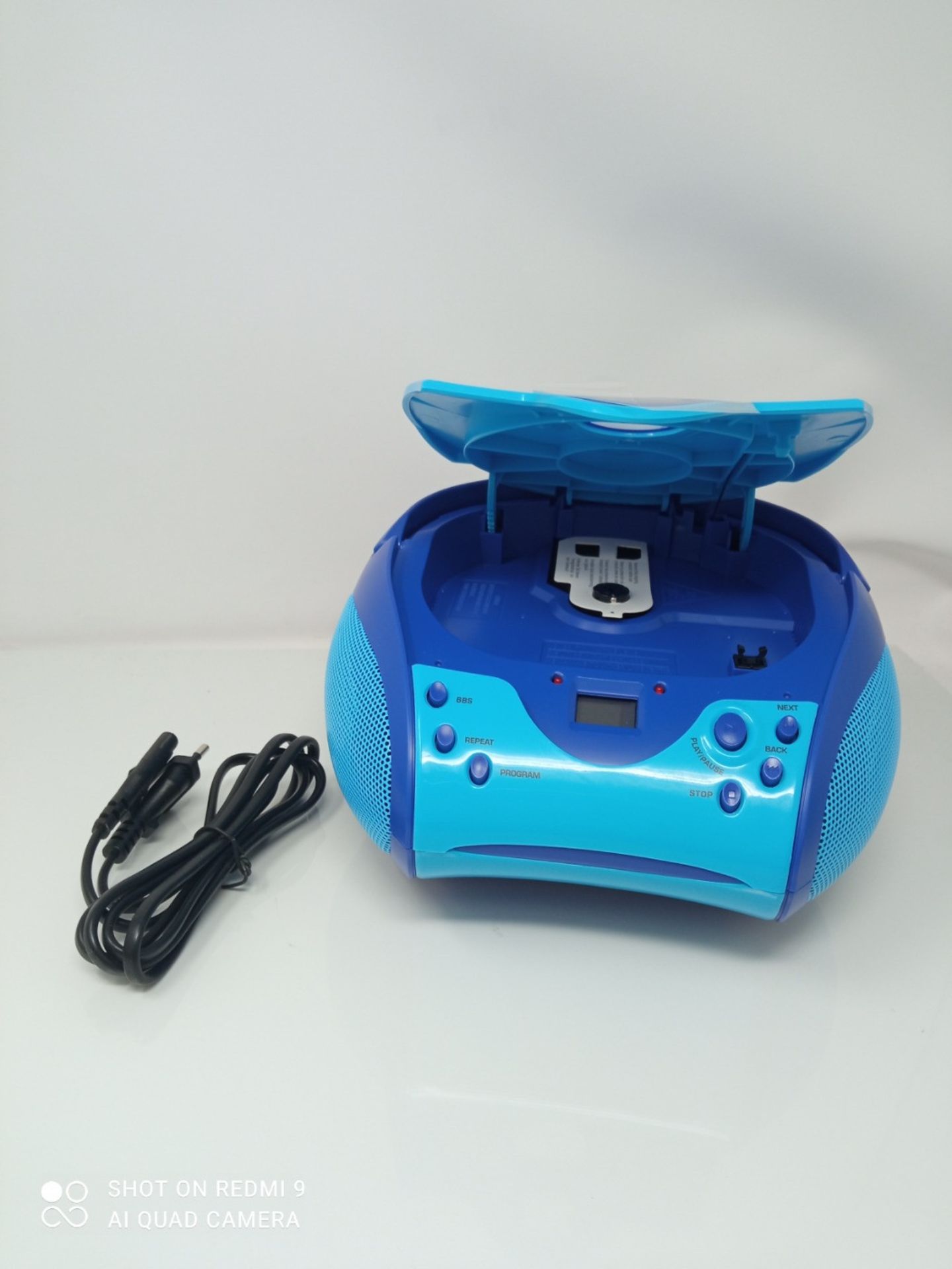 Lenco A004467 SCD-24 Kids - CD player for children - CD radio - with stickers - boombo - Image 3 of 3