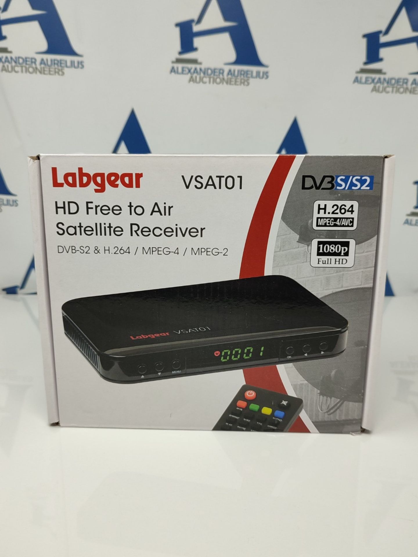 Labgear VSAT01 HD Free-to-Air Satellite Receiver, DVB-S2 & H.264 / MPEG-4 / MPEG-2 - Image 2 of 3