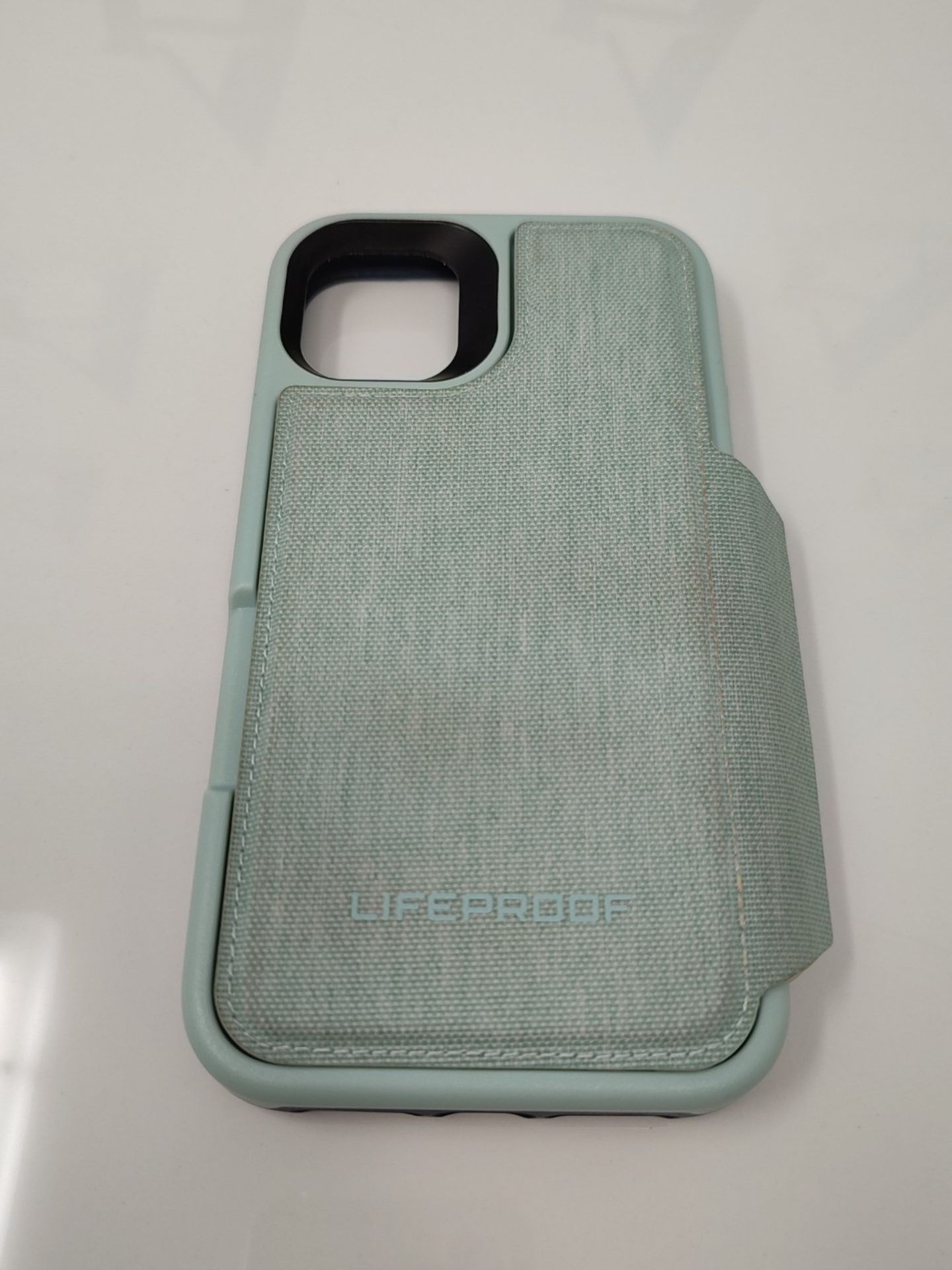 LifeProof Flip Wallet Case, Premium, Drop Protective Wallet Case for iPhone 11 - Water - Image 2 of 3