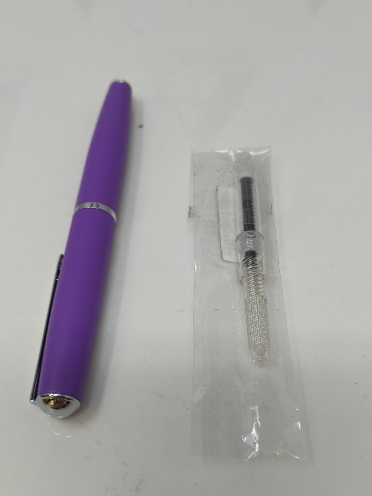 Herbin 21677T - A cartridge roller metal pen, Violet - Image 2 of 3