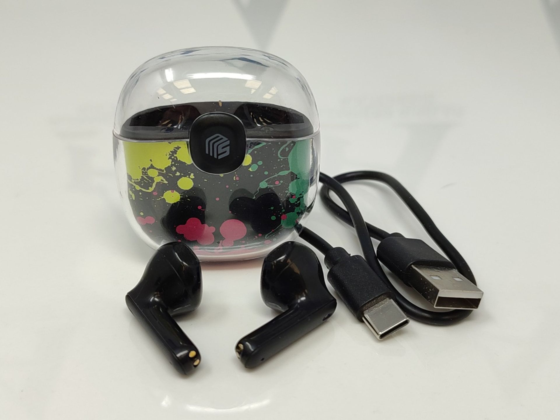 Music Sound | DRIP - Bluetooth earphone in capsule - Transparent case with fashionable - Image 3 of 3