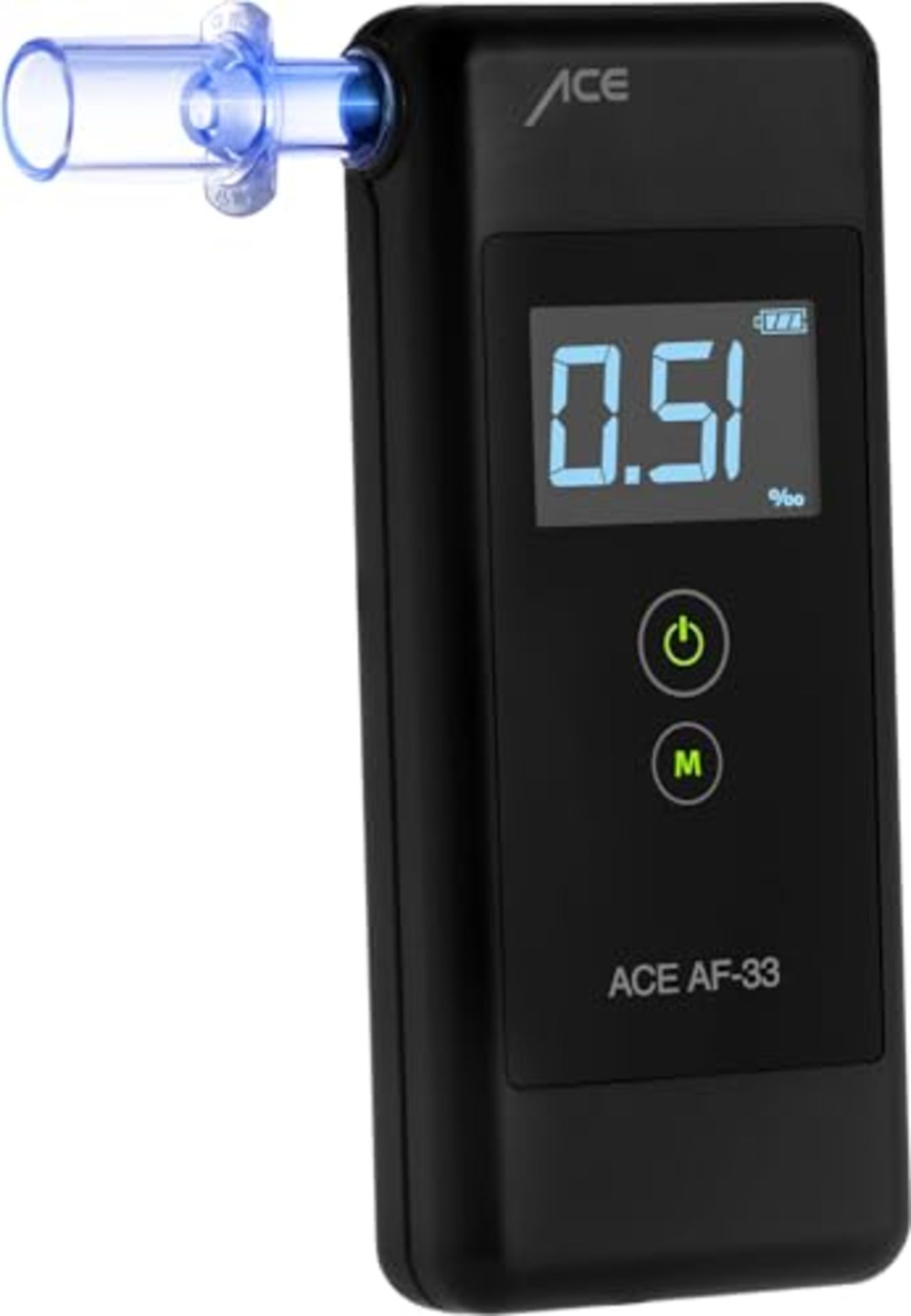 RRP £74.00 ACE AF-33 Alcohol Tester - the #1 alcohol tester according to AUTO BILD (Comparison 20