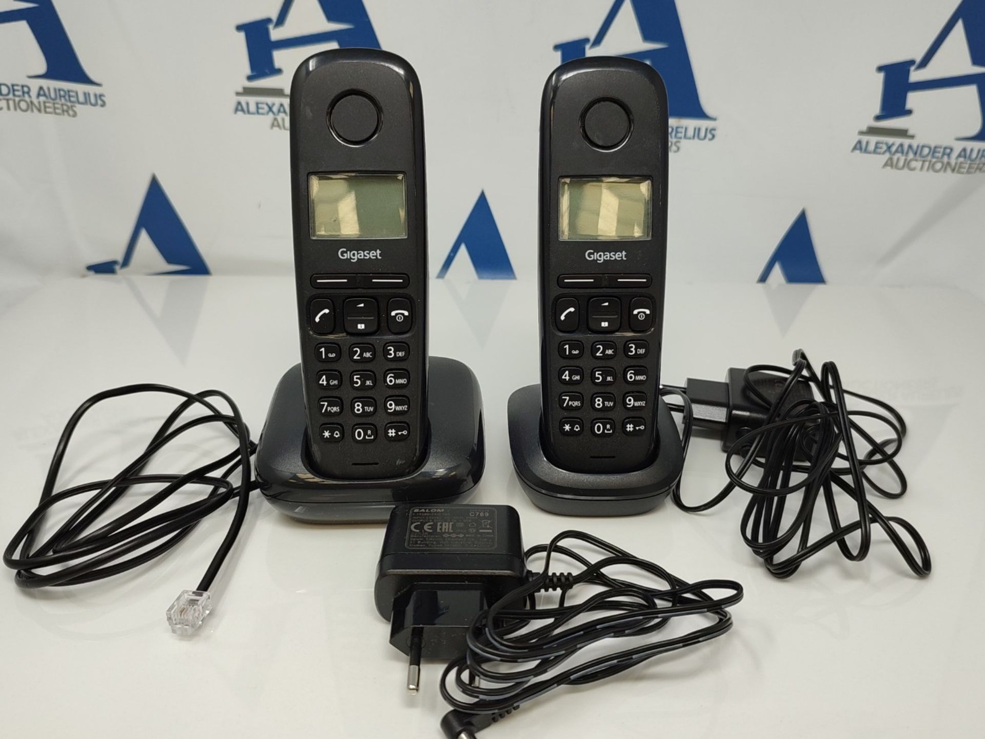 Gigaset A170 Duo, Two Portable Phones, Internal Calls, Analog Line, Call Transfer, Aut - Image 2 of 2