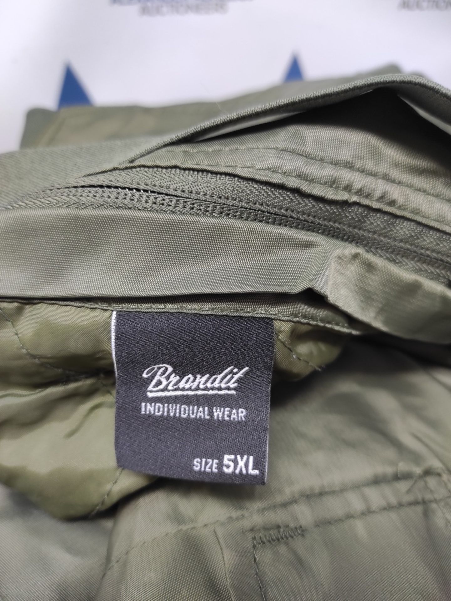 RRP £55.00 Brandit Thermal Pants Next Generation, Olive, XXXXXL Men - Image 2 of 2