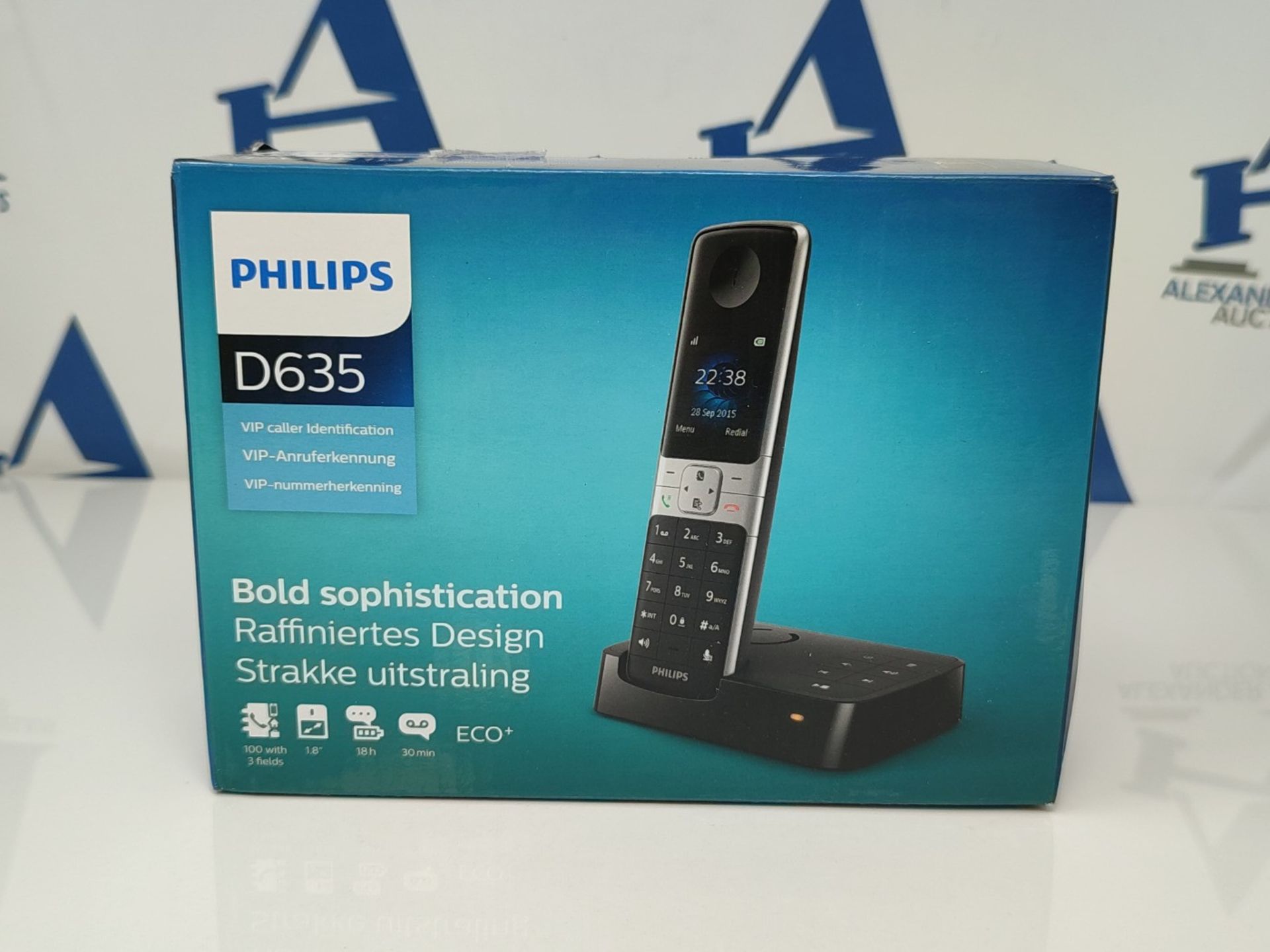 Philips D6351B/38 DECT Telephone Cordless telephone with Answering Machine - Image 2 of 3