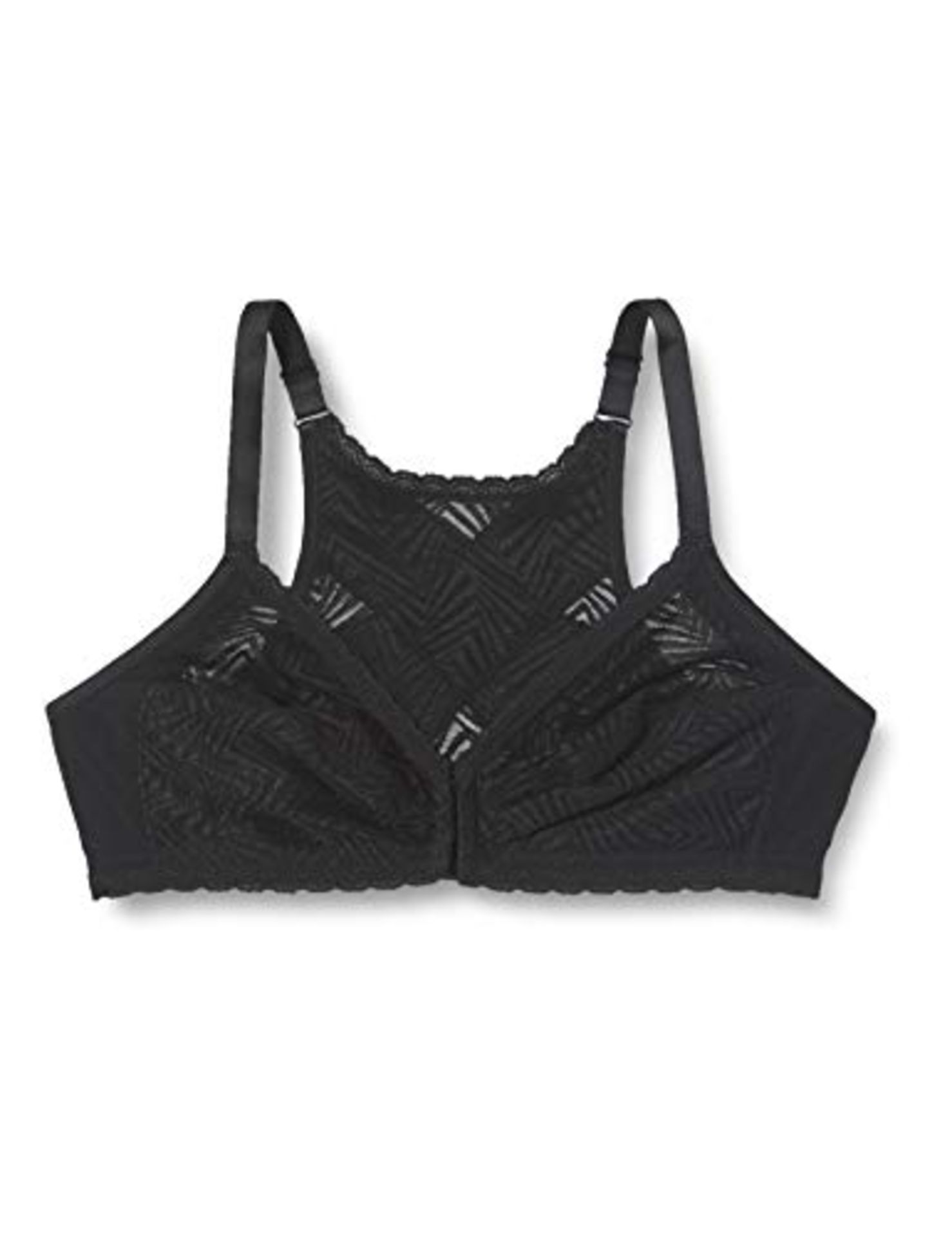 Playtex Women's Wirefree Bra without Underwires with Ideal Support and Elegance, Black