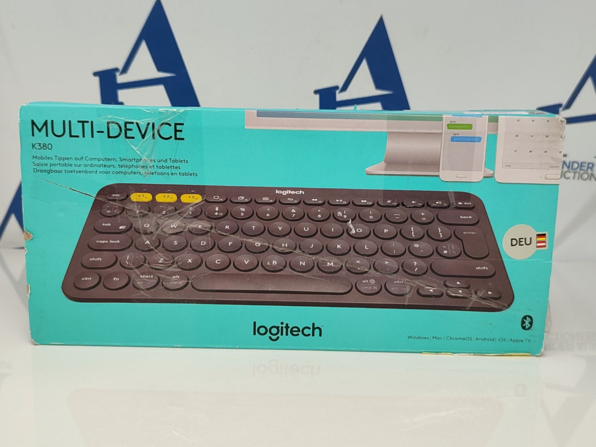 Logitech K380 Wireless Bluetooth Keyboard, Multi-Device & Easy-Switch Feature, Windows - Image 2 of 3