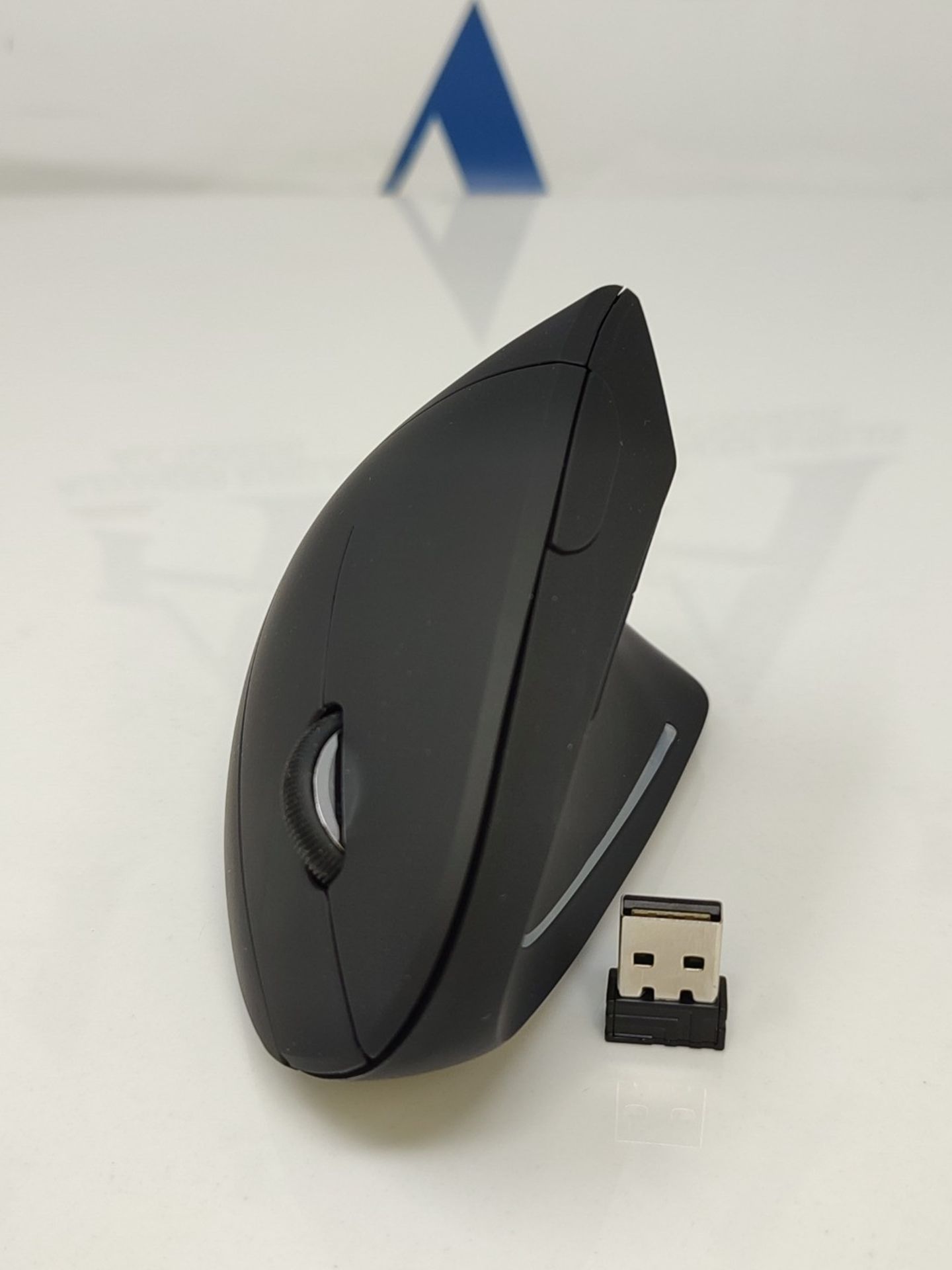 Trust Verto Wireless Vertical Mouse, Wireless Ergonomic Mouse, Prevention Against Mous - Image 2 of 2