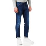 RRP £54.00 Tommy Jeans Men's Skinny Stretch Jeans, Blue (Aspen Dark Blue Stretch), 38W / 30L