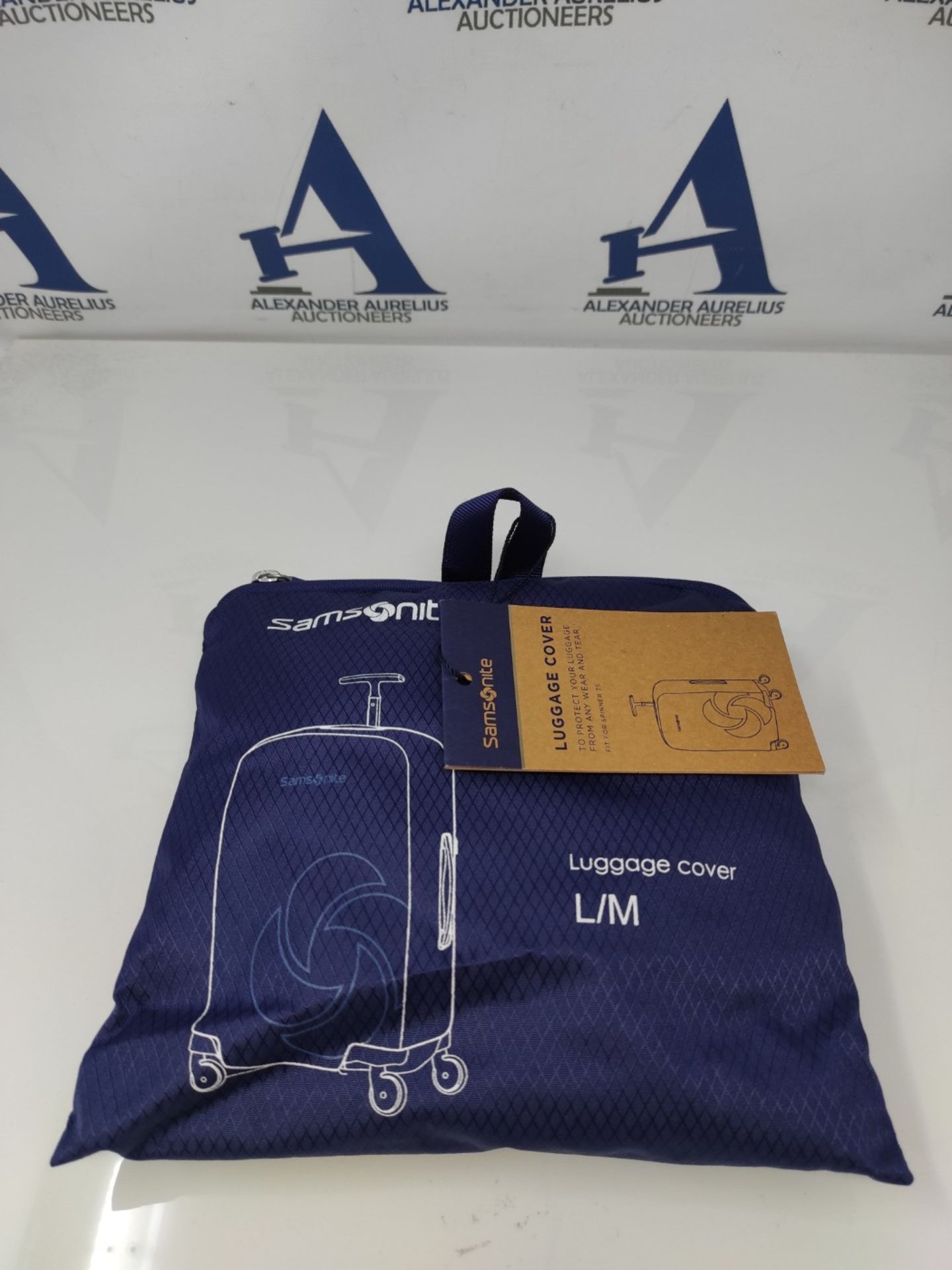 Samsonite Global Travel Accessories - Foldable Suitcase Cover M/L, Blue (Midnight Blue - Bild 2 aus 3