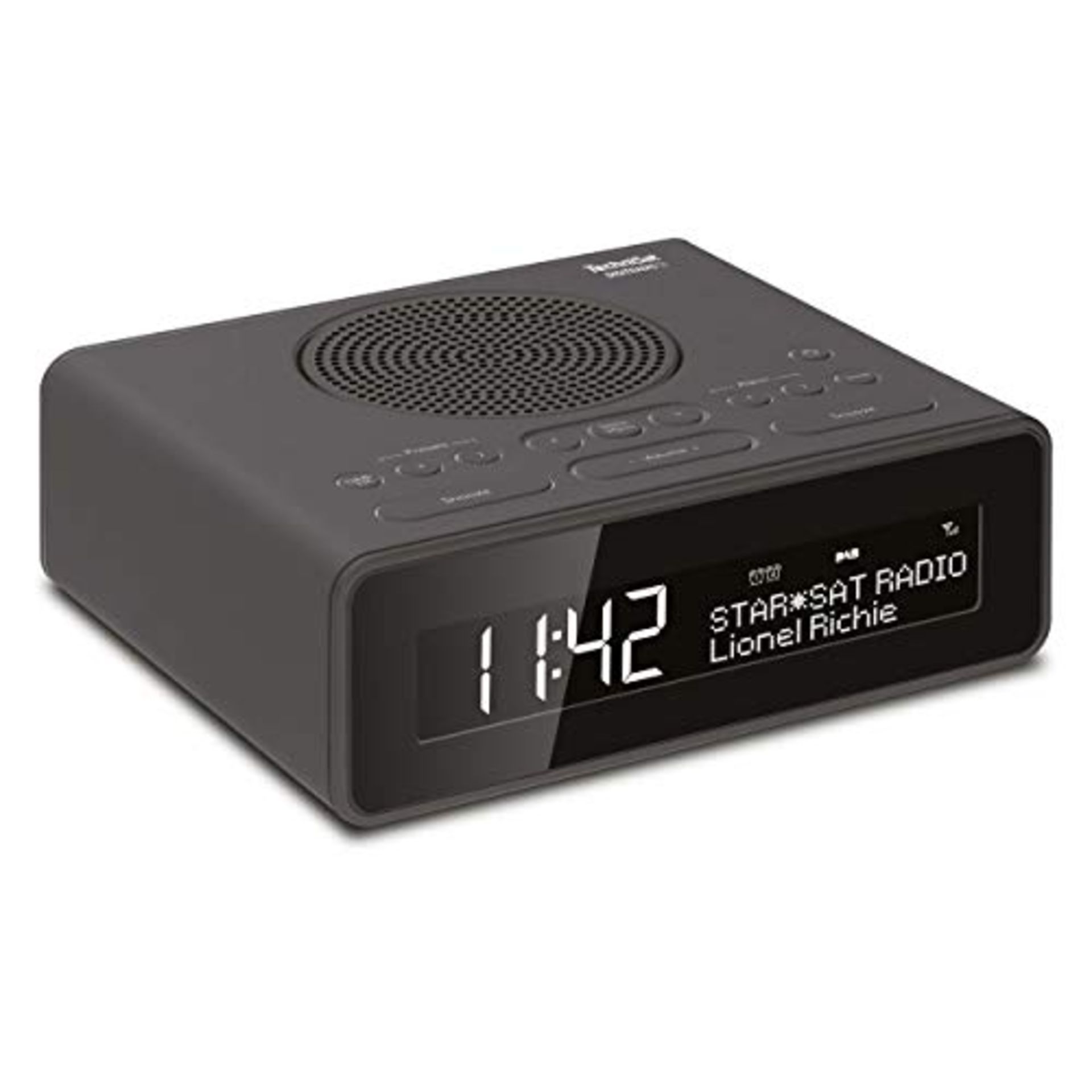 RRP £54.00 TechniSat DIGITRADIO 51 DAB+ radio alarm clock (DAB, FM, clock radio, alarm with two a