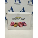 Home landline phones, multifunctional red large tongue-shaped telephone desk telephone