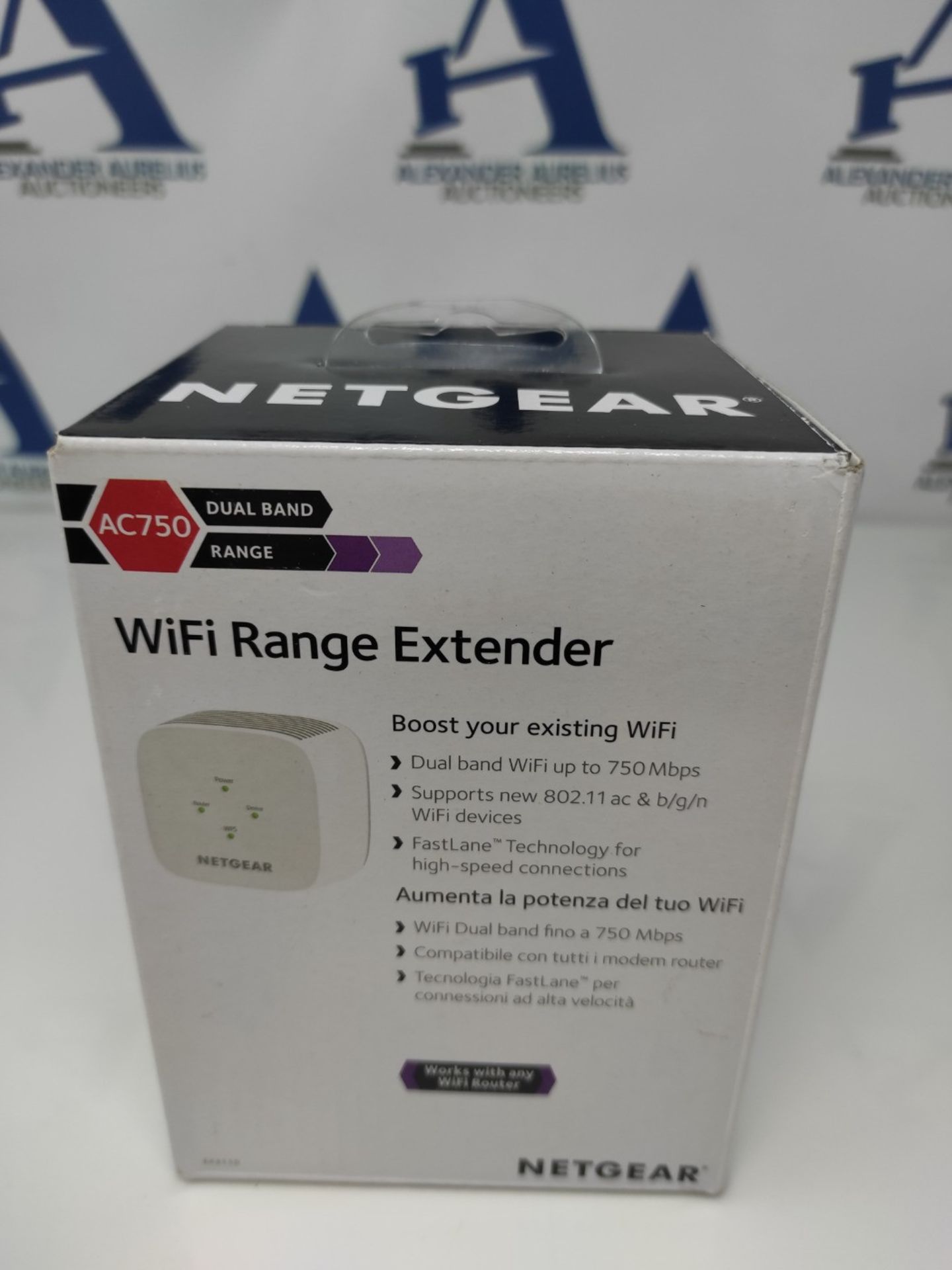 NETGEAR WLAN Repeater EX3110 WLAN amplifier AC750 (Dual-Band WiFi 2.4/5 GHz, coverage - Image 2 of 3