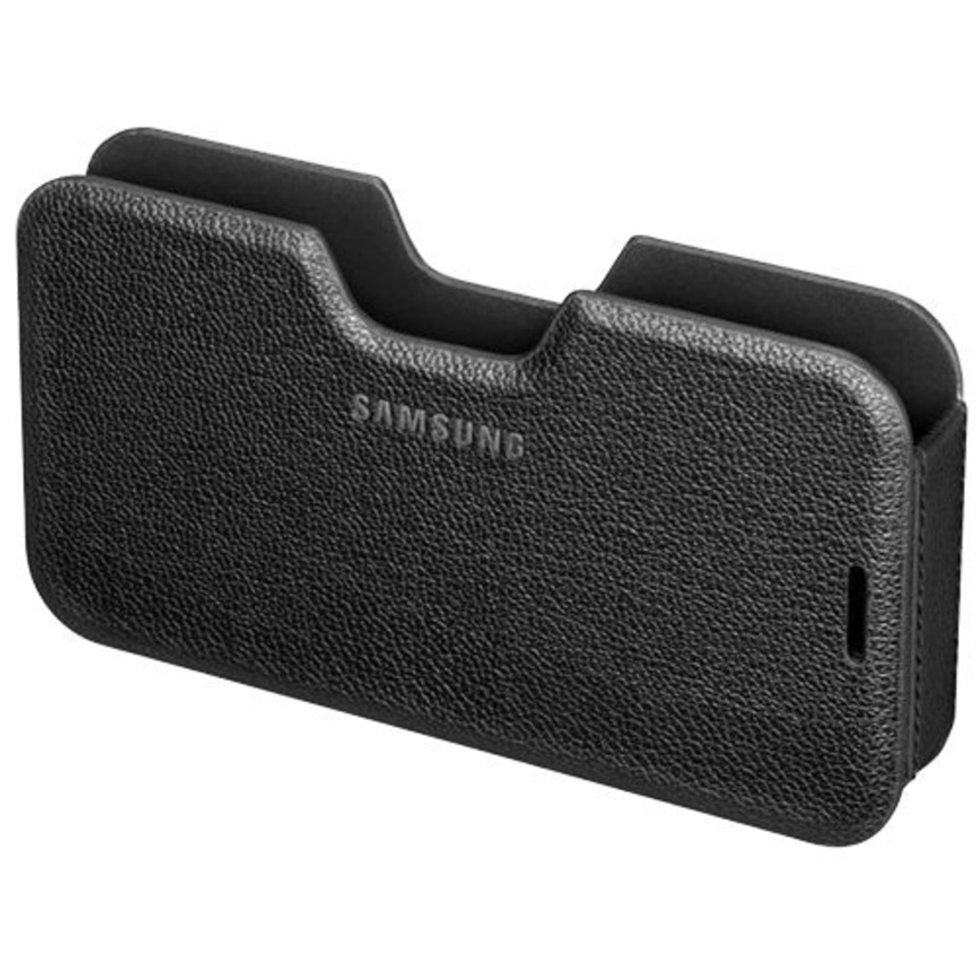 Samsung SAFUN01 - Leather case for Samsung mobile phones, black color