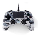Nacon Oficial PS4 Wired Compact Controller - Grey Camo
