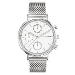 RRP £119.00 LIEBESKIND women's multi-dial quartz watch with stainless steel bracelet LT-0191-MM.