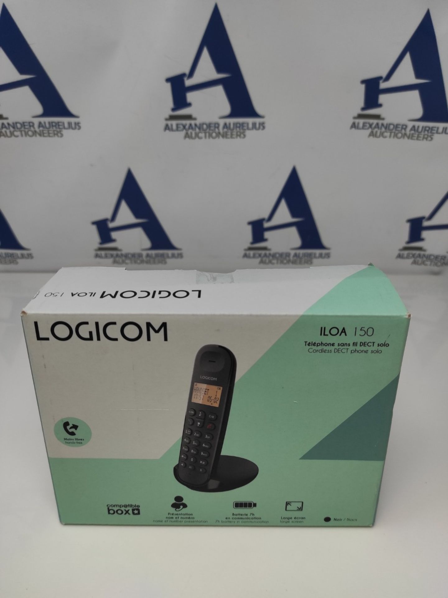 Logicom ILOA 150 Cordless Fixed Telephone without Answering Machine - Solo - Analog an - Image 2 of 3