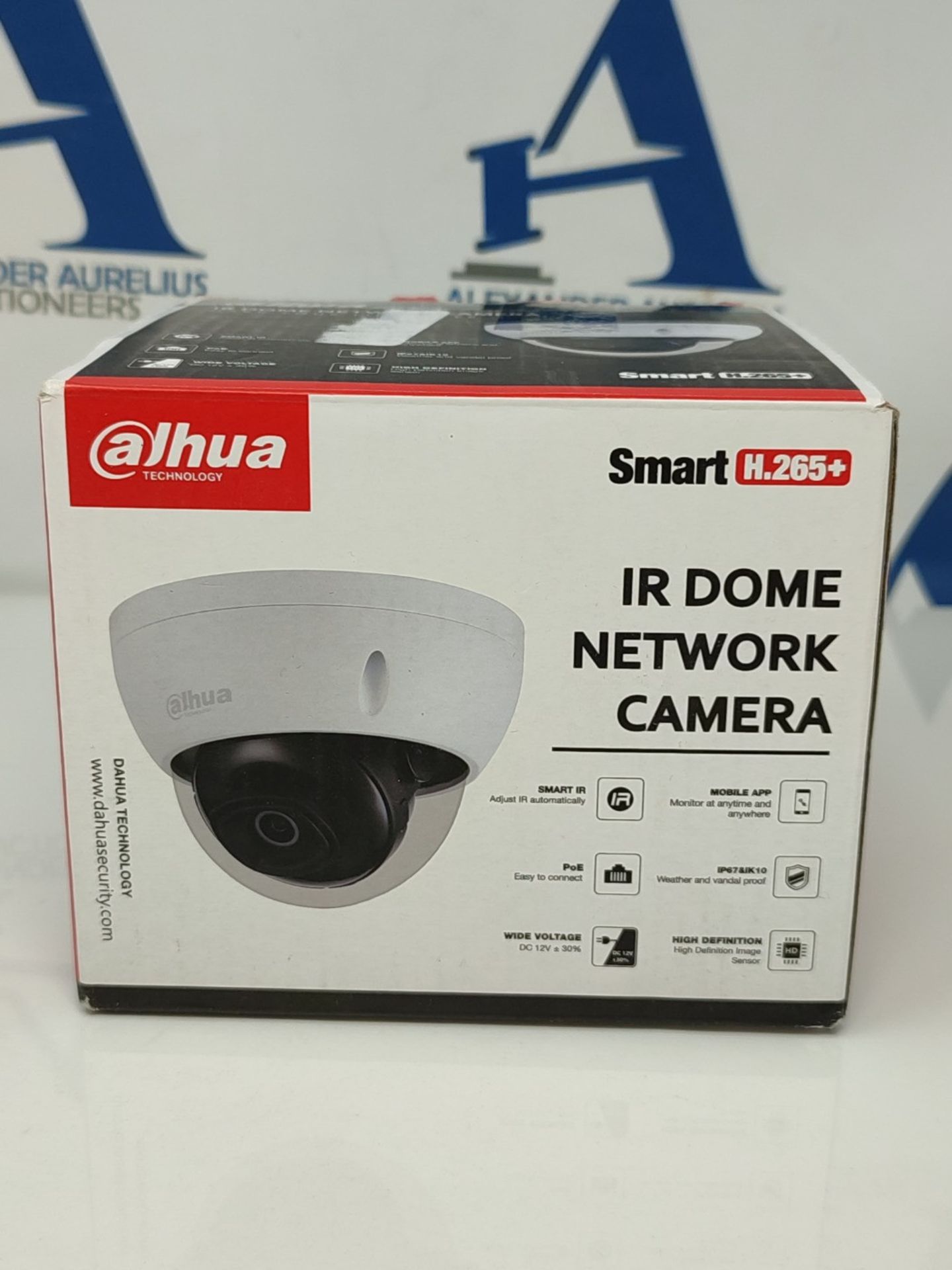 RRP £123.00 DAHUA - External IP Camera 5 MP 2.8mm Fixed Starlight WDR PoE IK10 - IPC-HDBW2531E-S-S - Image 2 of 3