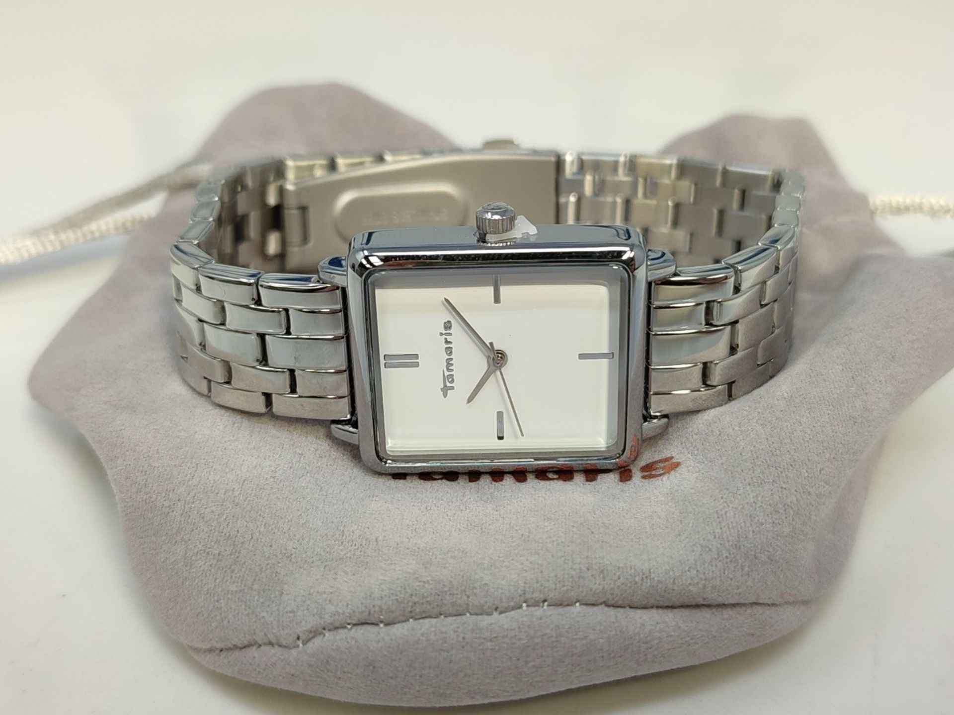 RRP £66.00 Tamaris women's analog quartz watch with stainless steel bracelet TT-0012-MQ - Image 2 of 3