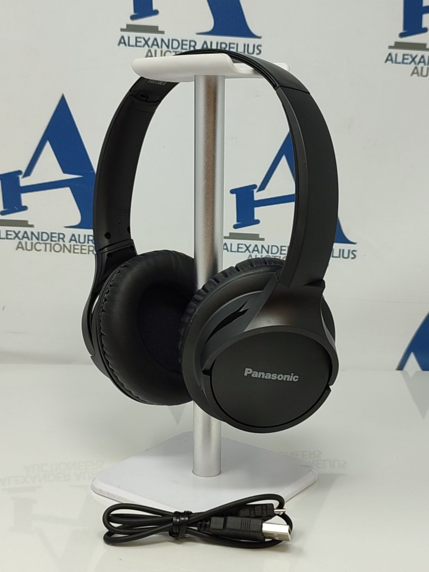 RRP £56.00 Panasonic RB-HF520BE-K Wireless Headphones with Pavilion, Bluetooth, Over Ear, Powerfu - Image 3 of 3