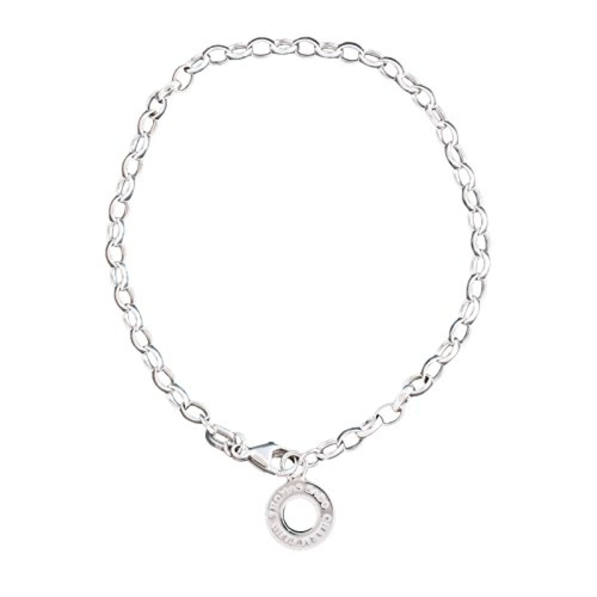 Thomas Sabo Women Charm Anklet Charm Club 925 Sterling Silver X0034-001-12