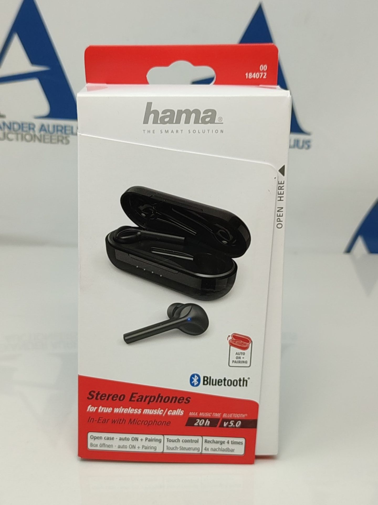 Hama Bluetooth headphones wireless (In-Ear earphones, ultra-light headphones without c - Image 2 of 3