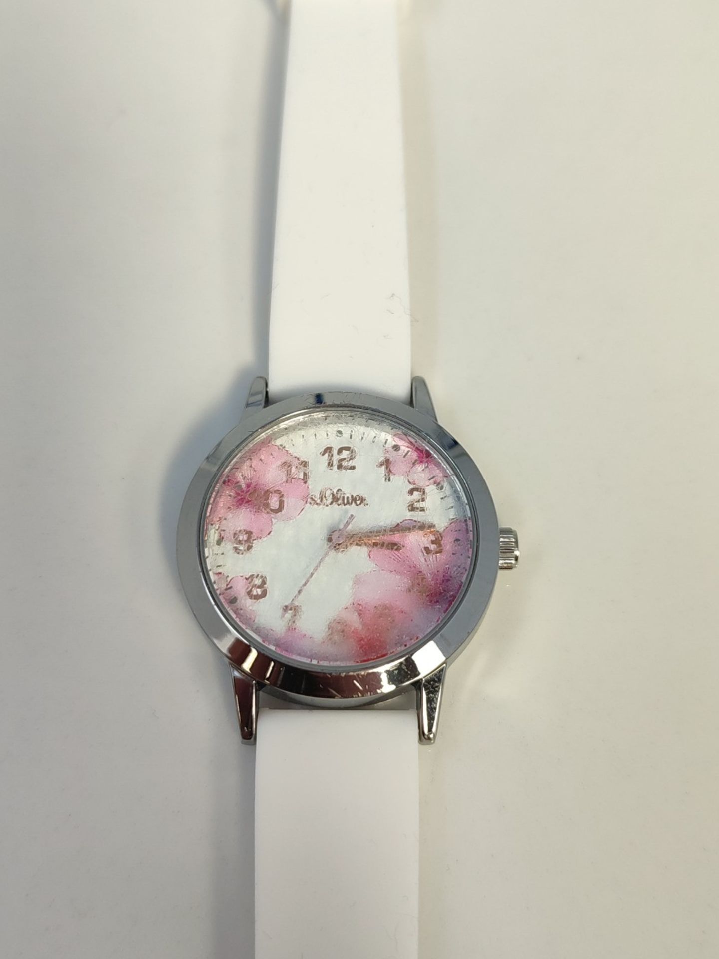 Oliver girls' analog quartz watch with silicone strap SO-4076-PQ. - Image 2 of 3