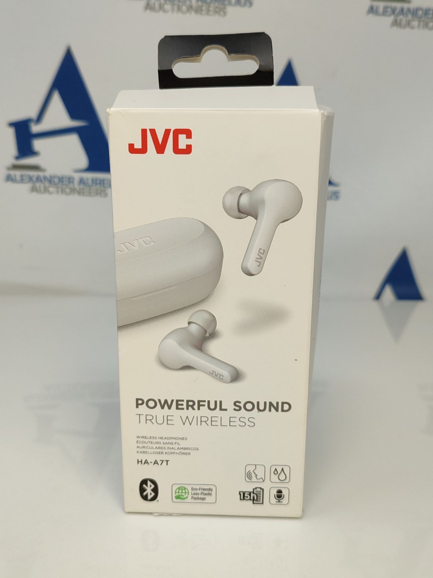 JVC True Wireless Earphones, In-Ear, Rain-resistant (IPX4), Bluetooth, HA-7T-B (Black) - Image 2 of 3